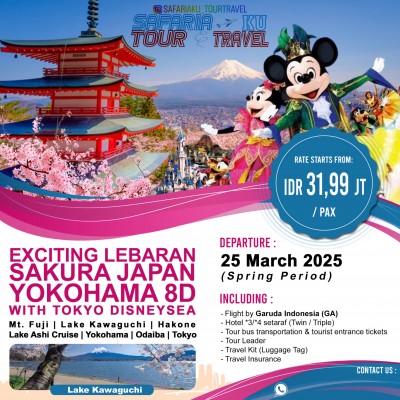 EDISI LEBARAN 8D EXCITING SAKURA JAPAN YOKOHAMA WITH TOKYO